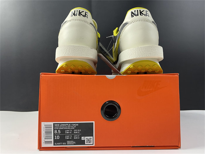 Nike LD Waffle sacai Undercover Black Bright Citron